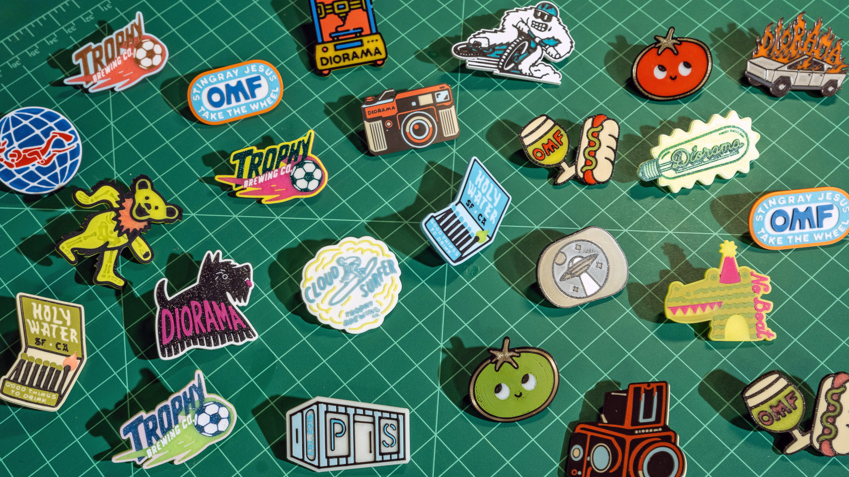 Custom 3D Printed Pins