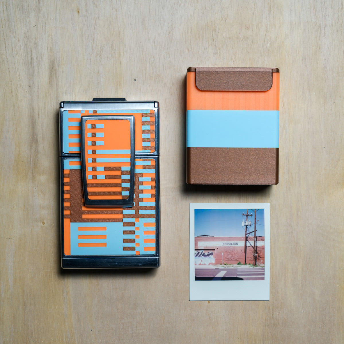 SX-70 Land Camera + Photo Holder Set (DCP-002-Gulf)